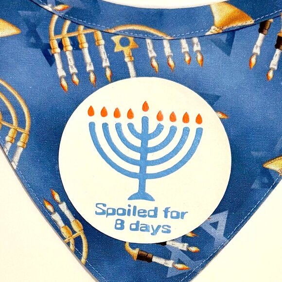 NEW HOLIDAY CUSTOM MADE "TIE & GO" Reflective Dog Bandanas - Picture 4 of 11